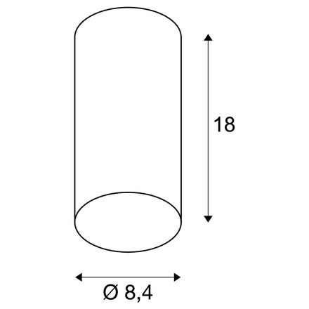 BIG WHITE ANELA, stropní svítidlo, LED, 3000K, černé 1000807