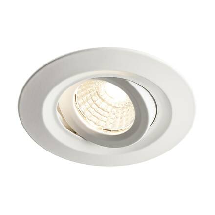 BIG WHITE KINI, outdoor svítidlo k zabudování do stropu, LED, 3000K, bílé, 60°, IP65 1000833