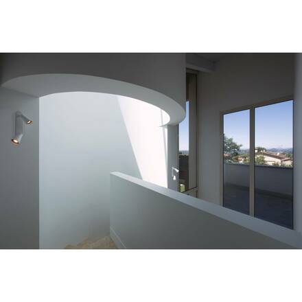 BIG WHITE AVO DOUBLE nástěnné a stropní svítidlo, dvě žárovky, QPAR51, bílé, max. 2x50W 1000890