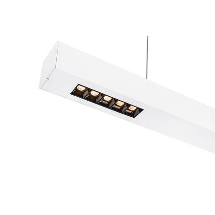 BIG WHITE Q-LINE PD LED vnitřní závěsné svítidlo, 1m, BAP, bílá, 3000K 1000926
