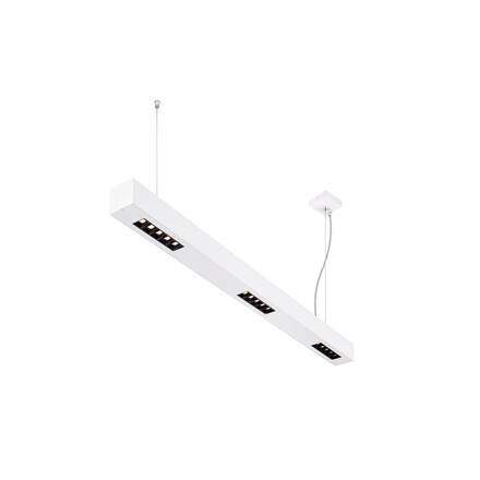 BIG WHITE Q-LINE PD LED vnitřní závěsné svítidlo, 1m, BAP, bílá, 3000K 1000926