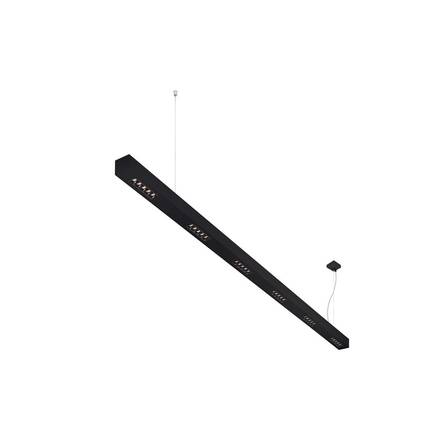 BIG WHITE Q-LINE PD LED vnitřní závěsné svítidlo, 2m, BAP, černá, 4000K 1000930