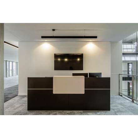 BIG WHITE Q-LINE PD LED vnitřní závěsné svítidlo, 2m, BAP, černá, 4000K 1000930