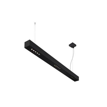 BIG WHITE Q-LINE PD LED vnitřní závěsné svítidlo, 1m, BAP, černá, 3000K 1000933