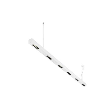 BIG WHITE Q-LINE PD LED vnitřní závěsné svítidlo, 2m, BAP, bílá, 4000K 1000935