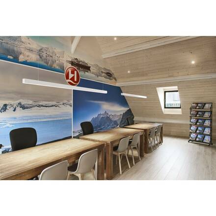 BIG WHITE Q-LINE PD LED vnitřní závěsné svítidlo, 2m, BAP, bílá, 4000K 1000935