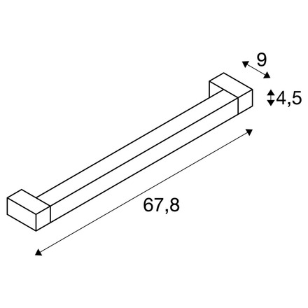 BIG WHITE LONG GRILL, nástěnná a stropní svítidla, LED, 3000K, bílá 1001019