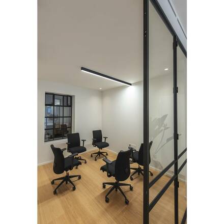 BIG WHITE GLENOS profilové závěsné svítidlo, LED, 3000K, černá, 2 m, 85W 1001406