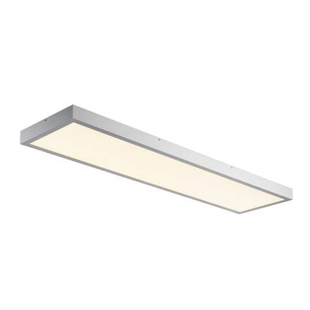 BIG WHITE PANEL 1200x300mm LED vnitřní stropní nástavbové svítidlo 3000K, stříbrošedá 1001508