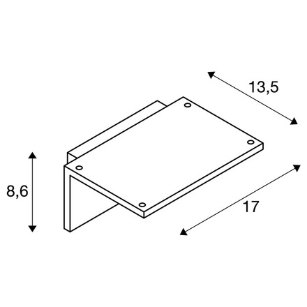BIG WHITE LED SENSOR WL LED venkovní nástěnné nástavbové svítidlo, IP44, bílá, 3000K 1001970