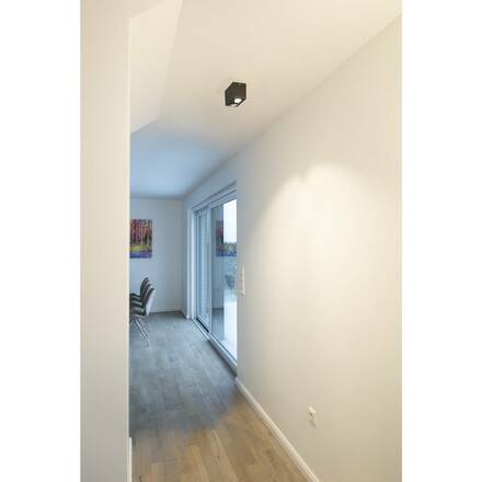 BIG WHITE TRILEDO Double LED vnitřní stropní nástavbové svítidlo, černá, 3000K, 16W 1002003