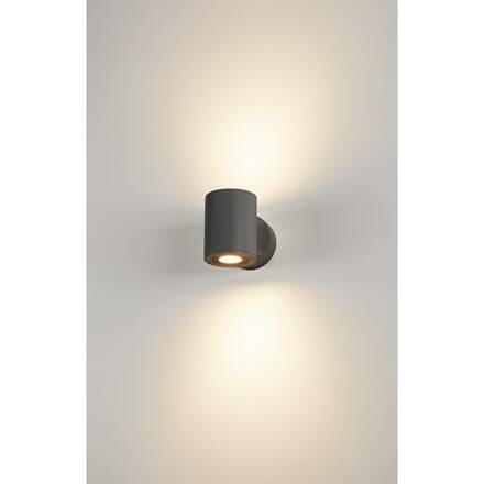 BIG WHITE SITRA Up/Down WL LED venkovní nástěnné nástavbové svítidlo, antracit, IP44 3000K, 9W 1002018