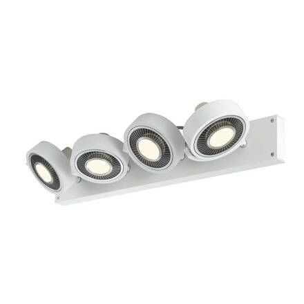 BIG WHITE KALU CW vnitřní nástěnné a stropní nástavbové svítidlo, quad, QPAR111, bílá, 4x75W 1002024