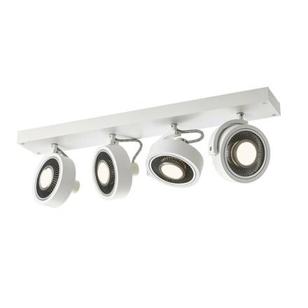 BIG WHITE KALU CW vnitřní nástěnné a stropní nástavbové svítidlo, quad, QPAR111, bílá, 4x75W 1002024