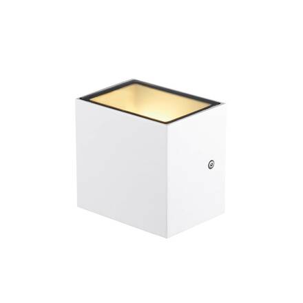 BIG WHITE SITRA CUBE WL LED venkovní nástěnné a stropní nástavbové svítidlo, bílá, IP44, 3000K, 10W 1002033