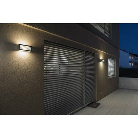 BIG WHITE BOX_L LED venkovní nástěnné a stropní nástavbové svítidlo, antracit, IP44, 3000K, 19W 1002035