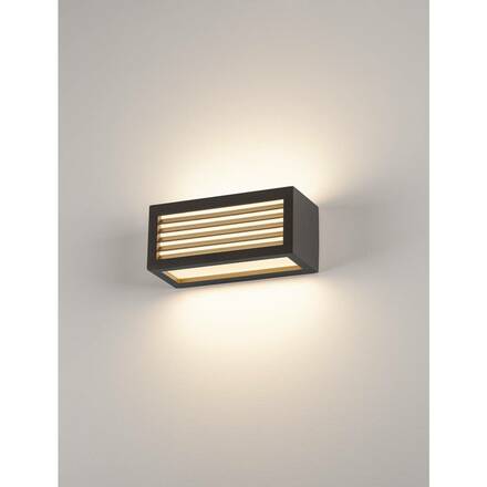 BIG WHITE BOX_L LED venkovní nástěnné a stropní nástavbové svítidlo, antracit, IP44, 3000K, 19W 1002035