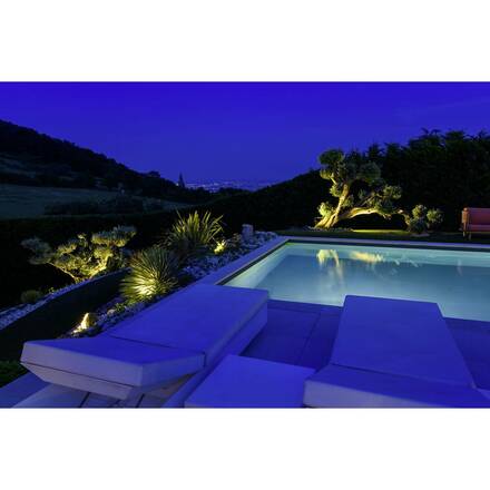 BIG WHITE LED SPIKE LED venkovní svítidlo s trnem, antracit, IP55, 3000K, 40°. 1002201