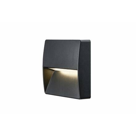 BIG WHITE DOWNUNDER OUT square WL, Outdoor, nástěnné vestavné LED svítidlo, antracitové, 3000K 1002869