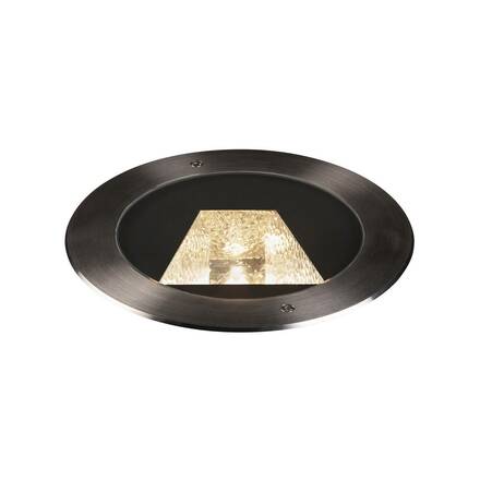 BIG WHITE DASAR 270 Outdoor, podlahové vestavné LED svítidlo, 3000K, kruhové, IP67, asymetrické vyzařování 1002893