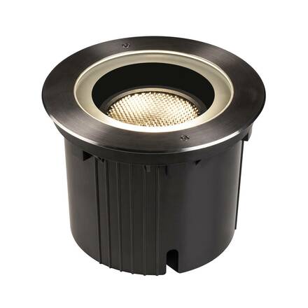 BIG WHITE DASAR 270 Outdoor, podlahové vestavné LED svítidlo, 3000K, kruhové, IP67, symetrické vyzařování 1002897