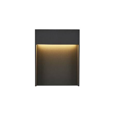 BIG WHITE FLATT Outdoor, nástěnné LED svítidlo, 3000K, IP65, antracitové 1002952