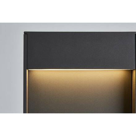 BIG WHITE FLATT POLE 65 Outdoor stojací LED svítidlo, 3000K, IP65, antracitové 1002956