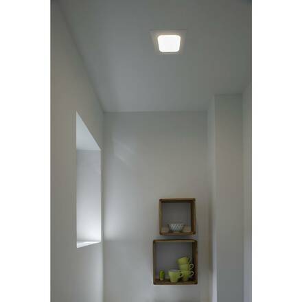 BIG WHITE SENSER 12 Indoor, stropní LED svítidlo, hranaté, bílé, 3000K 1003011