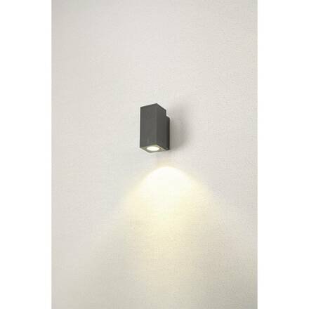 BIG WHITE ENOLA SQUARE S single Outdoor, nástěnné LED svítidlo, antracitové 1003416