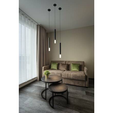 BIG WHITE HELIA AMBIENT 35 Indoor, závěsné LED svítidlo, černé, bez rozety 1003435