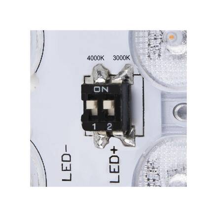 BIG WHITE AINOS SQUARE Outdoor, nástěnné a stropní LED svítidlo, bílé, spínač CCT 3000/4000K 1003449