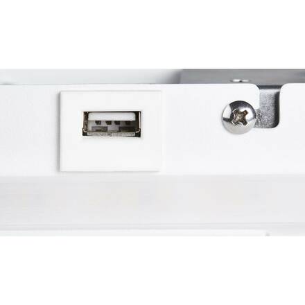 BIG WHITE SOMNILA SPOT vnitřní nástěnné svítidlo LED 3000K, bílá, verze vlevo vč. USB přípojky 1003457