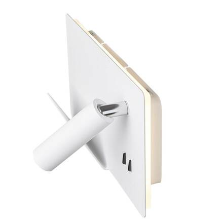 BIG WHITE SOMNILA SPOT vnitřní nástěnné svítidlo LED 3000K, bílá, verze vlevo vč. USB přípojky 1003457