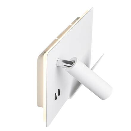BIG WHITE SOMNILA SPOT vnitřní nástěnné svítidlo LED 3000K, bílá, verze vpravo vč. USB přípojky 1003458