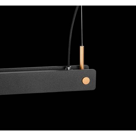BIG WHITE NOYA PD PHASE vnitřní LED závěsné svítidlo černé CCT switch 2700/3000 K 1003530