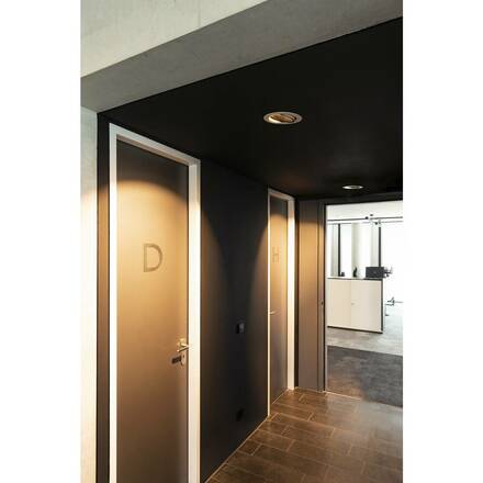 BIG WHITE NUMINOS MOVE DL XL vnitřní LED zápustné stropní svítidlo bílá/černá 3000 K 40° otočné a výkyvné 1003736