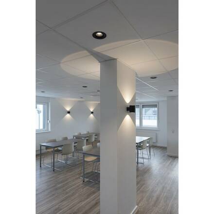 BIG WHITE NUMINOS DL M vnitřní LED zápustné stropní svítidlo černá/černá 2700 K 55° včetně listových pružin 1003847