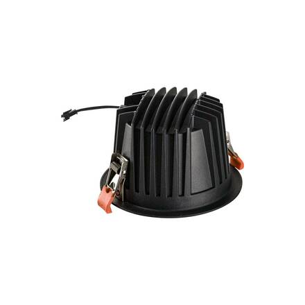 BIG WHITE NUMINOS DL XL vnitřní LED zápustné stropní svítidlo černá/chrom 2700 K 40° 1003990