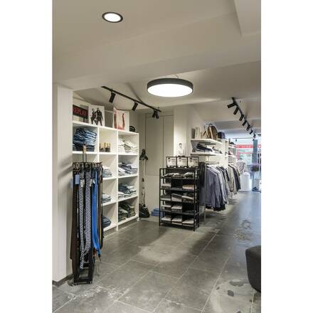 BIG WHITE NUMINOS DL XL vnitřní LED zápustné stropní svítidlo černá/bílá 3000 K 40° 1004013