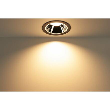 BIG WHITE NUMINOS DL XL vnitřní LED zápustné stropní svítidlo černá/chrom 3000 K 40° 1004014