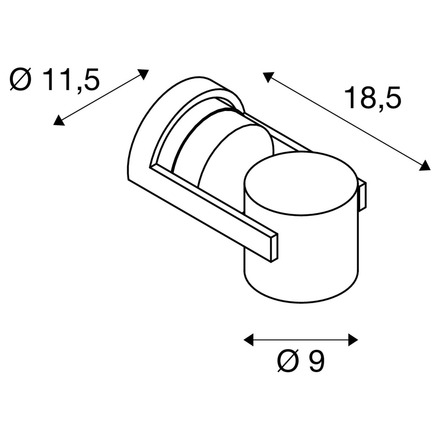 BIG WHITE OCULUS CW vnitřní LED nástěnné a stropní přisazené svítidlo bílé DIM-TO-WARM 2000–3000 K 1004665