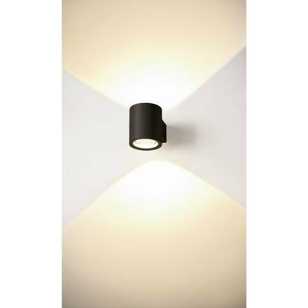 BIG WHITE OCULUS UP/DOWN WL vnitřní LED nástěnné přisazené svítidlo černé 2000–3000 K 1004670