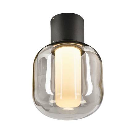 BIG WHITE OVALISK CL venkovní LED stropní přisazené svítidlo antracit CCT switch 3000/4000 K 1004677