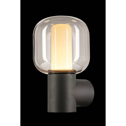 BIG WHITE OVALISK WL venkovní LED nástěnné přisazené svítidlo antracit CCT switch 3000/4000 K 1004678
