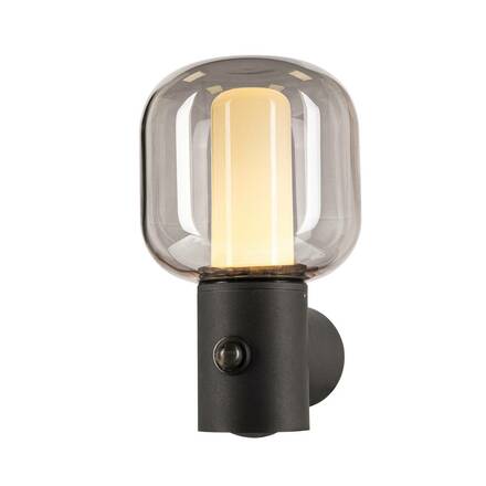 BIG WHITE OVALISK WL Sensor venkovní LED nástěnné přisazené svítidlo antracit CCT switch 3000/4000 K 1004679