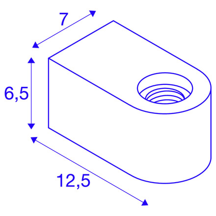 BIG WHITE FITU CUBE WL vnitřní nástěnné přisazené svítidlo E27 černé 1004738