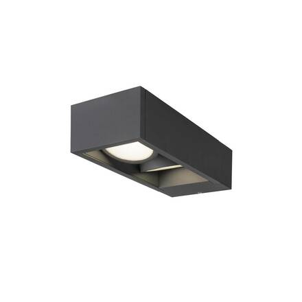 BIG WHITE ESKINA FRAME WL venkovní LED nástěnné přisazené svítidlo double antracit CCT switch 3000/4000 K 1004748