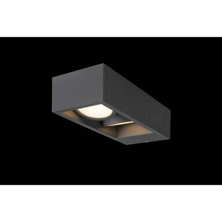 BIG WHITE ESKINA FRAME WL venkovní LED nástěnné přisazené svítidlo double antracit CCT switch 3000/4000 K 1004748