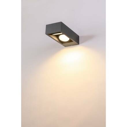 BIG WHITE ESKINA FRAME WL venkovní LED nástěnné přisazené svítidlo double antracit CCT switch 3000/4000 K 1004748