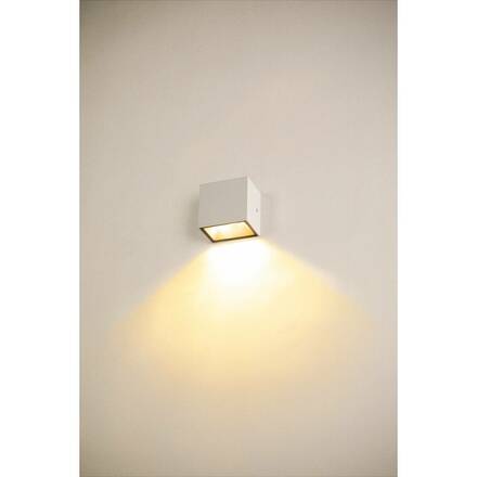 BIG WHITE SITRA S WL SINGLE venkovní LED nástěnné přisazené svítidlo bílé CCT switch 3000/4000 K 1005149
